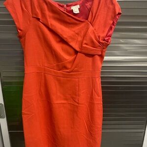 J Crew orange dress size 8